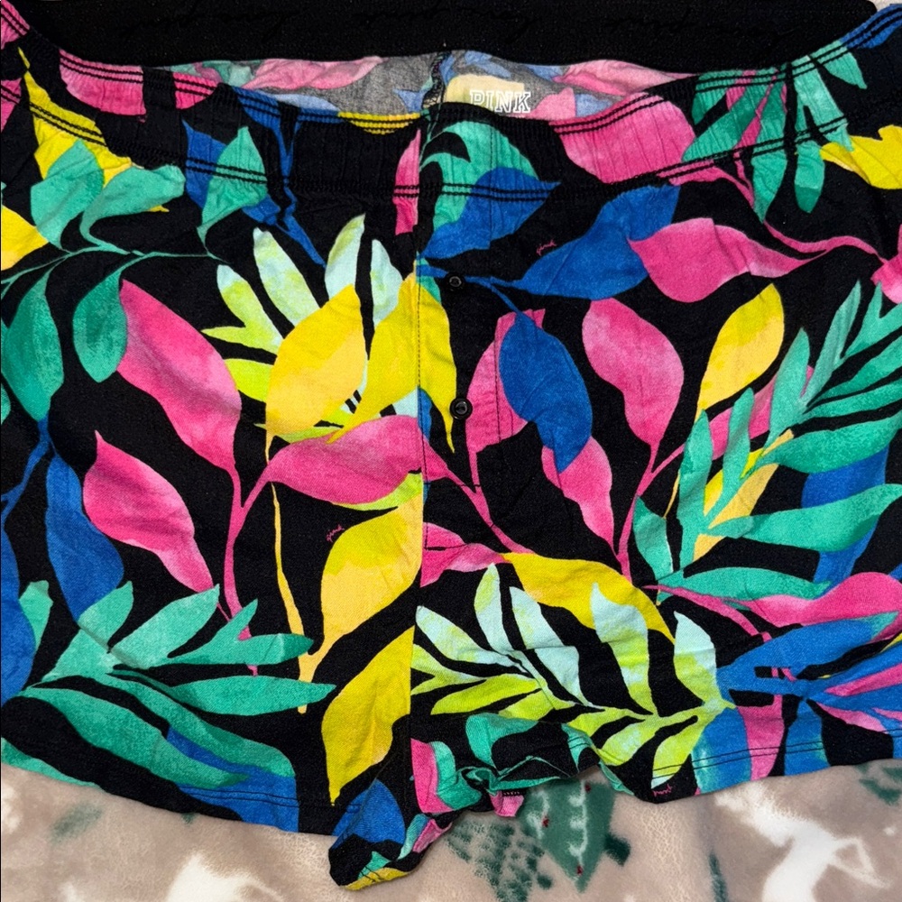 PINK Victoria's Secret Leaf Print Sleepwear